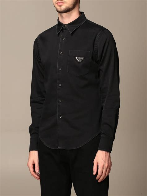 buy prada shirt|prada black shirt long sleeve.